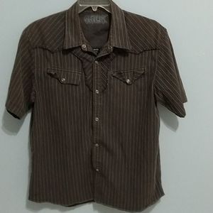 Hawk pinstripe casual shirt